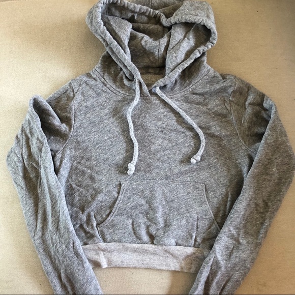 Abercrombie & Fitch Sweaters - Abercrombie Cropped Hoodie